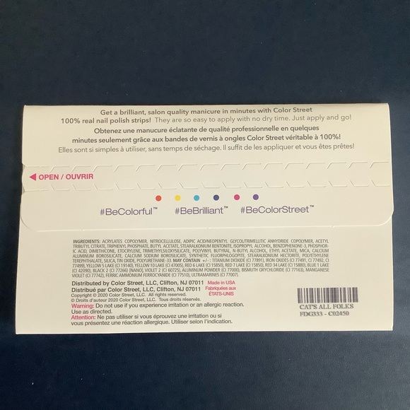 Color Street - Cat's All Folks - NEW! - Picture 5 of 5